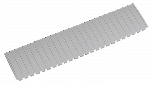 Заглушка 12 модулей серая для шкафов серии "UNIVERSAL" ИЭК. Вид 1