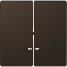 Клавиша 2-ная с линзой для led модуля (мокко) Merten D-Life Schneider Electric. Вид 1