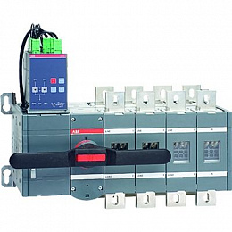 Реверсивный рубильник OTM1250E4C2D230C 4-полюсный с блоком АВР OMD200 ABB. Вид 1