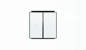 8544 BL Клавиша для механизма выключателя жалюзи 8144 и 8144.1,серия SKY, альпийский белый ABB. Вид 1