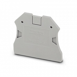 D-UT 2,5/10 Торцевой изолятор на клеммники UT2.5-10 Phoenix Contact. Вид 1