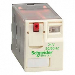 Промежуточное реле. миниатюрное, 2 ПК (=24B DC) 12А Schneider Electric. Вид 1