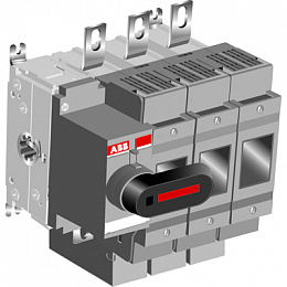 Рубильник OS400D03K до 400А 3-полюсный с прямой ручкой ABB. Вид 1