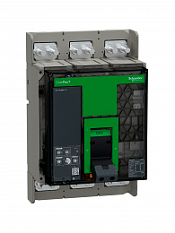 NS1250N Автоматический выключатель 3-полюсный, 1250А, MIC 5.0, 50 kA Schneider Electric. Вид 1