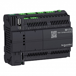 M172 производит., без дисплея, 42 i/o eth, 2 RS-485 изол Schneider Electric. Вид 1