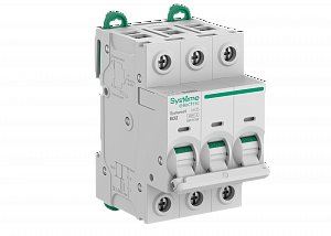 Автоматический выключатель 3-полюсный, 32A, 10kA (хар-ка B) Systeme9 Systeme Electric. Вид 1