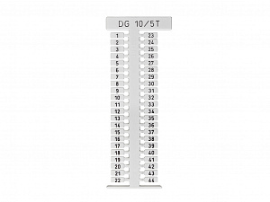 DG10/5 Т Маркировка без надписей (1 упак-440шт) Klemsan. Вид 1