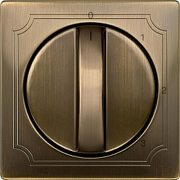 Центральная плата трехтактного рег-ра, sd (античная латунь) Merten Schneider Electric. Вид 1