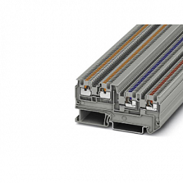PTIO 1,5/S/3 Клеммный модуль для подключения датчиков и исполнительных элементов Phoenix Contact. Вид 1