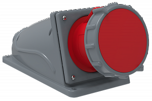 ССИ-134 Розетка стационарная 63А-6ч/380-415В 3Р+РЕ IP67 MAGNUM ИЭК. Вид 1