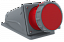 ССИ-134 Розетка стационарная 63А-6ч/380-415В 3Р+РЕ IP67 MAGNUM ИЭК. Вид 1.