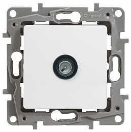 Розетка TV, "Звезда", (белая) Etika Legrand. Вид 1