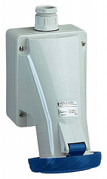 Настенная розетка винтовой 2P+E 32А 200-250В IP67 Schneider Electric. Вид 1