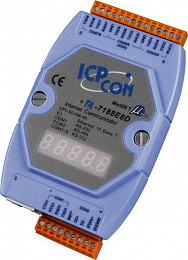 Программируемый Ethernet сервер последовательных интерфейсов, 7xRS-232, 1xRS-485 ICP DAS. Вид 1