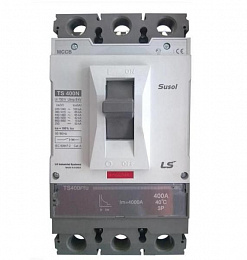 TS400N ETS 3P3T Автоматический выключатель 3-полюсный 400A (65kA) с расцепителем ETS33 LS Industrial Systems. Вид 1