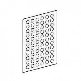 Листы с 66 кругл. самокл.символами zby1912 Schneider Electric. Вид 1
