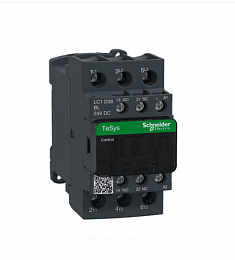 Контактор 3-х полюсный 38А, 24В, DC с низким энергопотреблением Schneider Electric. Вид 1