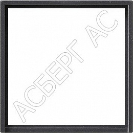 Адаптер для приборов с накладкой 50*50 мм (антрацит) System 55 GIRA. Вид 1