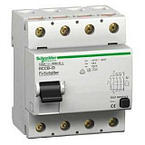 iID 4Р 25A 300mA AC Блок утечки тока 4-полюсный, 25A, 300mA, тип АC (УЗО) Schneider Electric