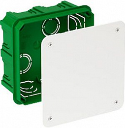 Коробка распределительная для сплошных стен 100x100x50 diy Systeme Electric. Вид 1