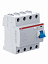 F204 AC 63/300 Блок утечки тока 4-полюсный, 63A, 300mA, тип АC (УЗО) ABB. Вид 3.