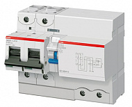 DS802N C125 A300 Дифф. автомат 2-полюсный, 125A, 300mA, тип A, 36kA (хар-ка C) ABB