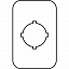 COS  Шильдик MA6-1019 (Emergency Stop) для пластиковых кнопочных постов ABB. Вид 1.