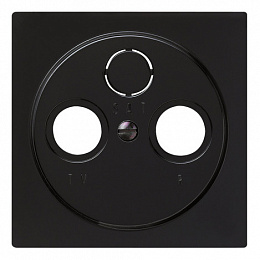 Накладка на TV-розетку (черный) S-Color Gira. Вид 1