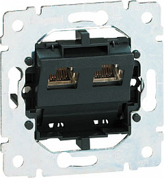 Розетка комп.  RJ 45 8 контакта Галея /Тенара  Legrand. Вид 1