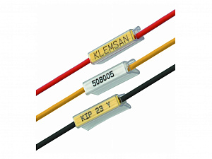 KKS 15/2,5-4 - 202/15 Маркировка, прозрачная трубка, 15 мм, 2,5-4 мм.кв (1уп.-500шт) Klemsan. Вид 1