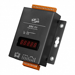 Шлюз Modbus TCP с функцией концентратора данных с устройств Modbus RTU, 1xRS-485, 1xRS-232, 1xLAN ICP DAS. Вид 1