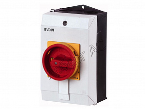 201450 T8-3-8342/I48/SVB/HI11 Главный выключатель в корпусе 6-полюсный, 250A, 1НО+1НЗ, 0-1, 90 ° (красная ручка) Eaton. Вид 1