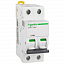 iC65N 2P 25А Автоматический выключатель 2-полюсный, 25А, 6кА (хар-ка B) Schneider Electric. Вид 1.