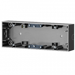 Коробка 3-постовая, о/у (стальной, лак) K.5 Berker. Вид 1