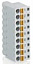 Колодка клеммная, AC500-eCo, 9 пол., пруж., каб. спереди, TA565-9 ABB. Вид 1.