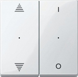 Sm,кл.для мод 2кн.вык, вв/вн,1/0, п.бел Schneider Electric. Вид 1