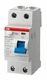 F202 AP-R 40/30 Блок утечки тока 2-полюсный, 40A, 30mA, тип AP-R (УЗО) ABB