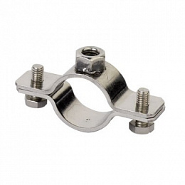 Хомут для тяжелых нагрузок 20-24мм (1/2"), M8, нержавеющая сталь AISI304 DKC. Вид 1