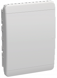 TEKFOR Корпус пластиковый ЩРВ-П-24 IP41 белая дверь ИЭК. Вид 1