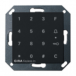 KNX Цифровой кодовый замок (черный матовый) Gira. Вид 1