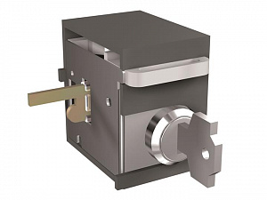 KL-S FP W XT2-XT4 Замок с ключом для фиксированной части, одинаковые ключи №2005 ABB. Вид 1