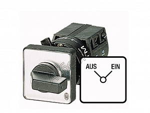 86742 TM-3-8222/E Кулачковый переключатель, 3-полюсный, 12A, 1-2 Пол., 90 ° 48х48 мм, пер. креп. Eaton. Вид 1