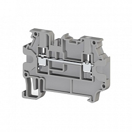 AVK 2,5 R Клеммник на DIN-рейку 2,5 мм², 2 ряда перем. (серый) Klemsan. Вид 1