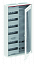 CA26VMW Шкаф 72М навесной с медиапанелями IP30, 950x550x160 между DIN-рейками 125 мм и самозажимными клеммами N/PE и Wi-Fi дверью с вент. отверстиями. Вид 1.