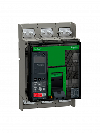 NS630bH Автоматический выключатель 3-полюсный, 630А, MIC 5.0E, 70 kA Schneider Electric. Вид 1