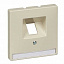 Центральная плата для механизмов RJ45 (бежевый) Merten M-Trend Schneider Electric. Вид 1.