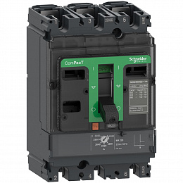NSX100H 3P3D MA 2.5 Автоматический выключатель 3-полюсный, 2.5А70kA Schneider Electric. Вид 1