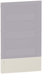 Mini pragma бежевая передняя панель встраив. щита с дымч. дв. 3ряд/36мод,италия Schneider Electric. Вид 1