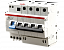 GSH204 C16 AC30 Дифф. автомат 4-полюсный, 16A, 30mA, тип АC, 6kA (хар-ка C) ABB. Вид 1.