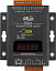 Программируемый сервер устройств, 4xRS-232, 1xRS-485, Power over Ethernet, Modbus, LED-дисплей, металлический корпус ICP DAS. Вид 1.